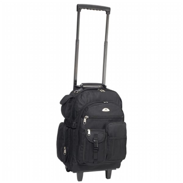 Everest Trading Everest 18.5 in. Deluxe Rolling Backpack 5045WH-BK - main